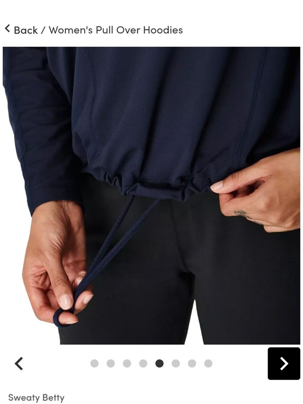 Sweaty Betty Gary Yoga Sweatshirt- XL - Picture 6 of 10